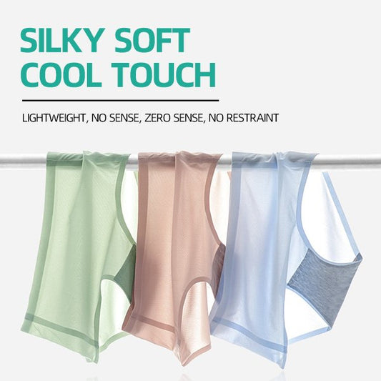 Ultra thin non-marking ice silk panties