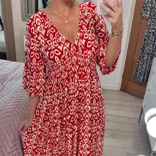 ?HOT SALE - 49% OFF?Seaside Holiday Relaxed Dress